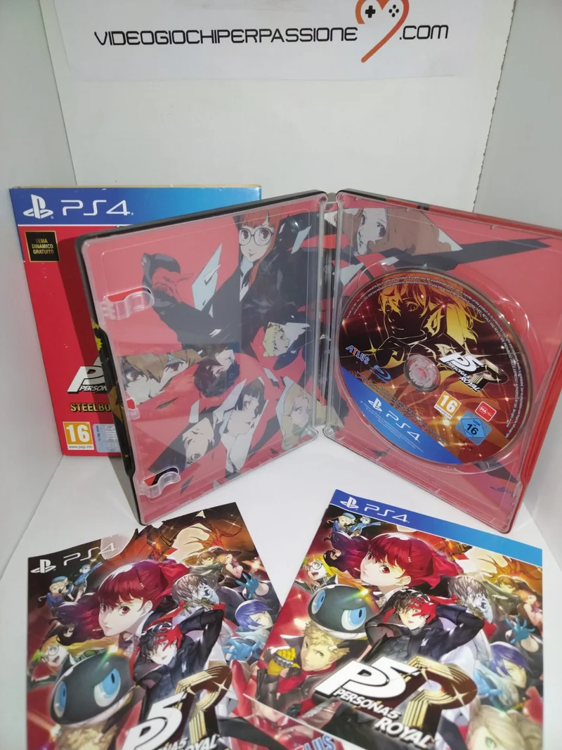 PERSONA 5 ROYAL STEELBOOK EDITION PS 4 EDIZIONE ITALIANA (usato garantito)