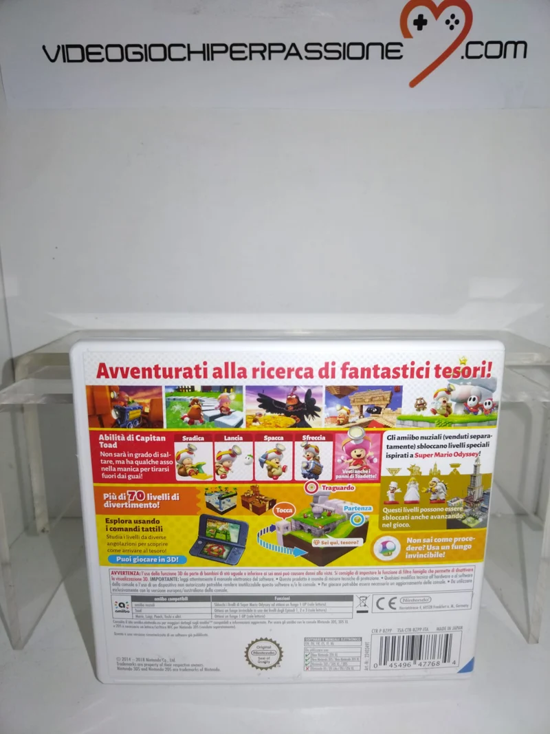 CAPTAIN TOAD TREASURE TRACKER NINTENDO 3DS (usato garantito)(versione italiana)