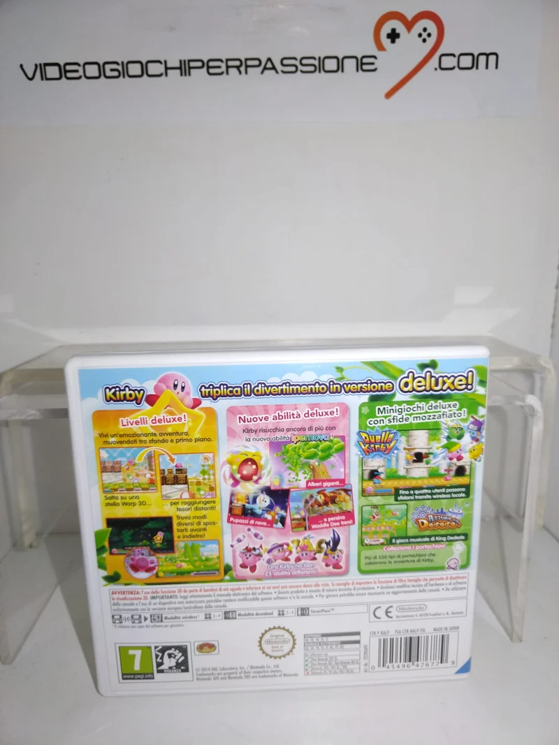 KIRBY TRIPLE DELUXE NINTENDO 3DS (usato garantito)(versione italiana)