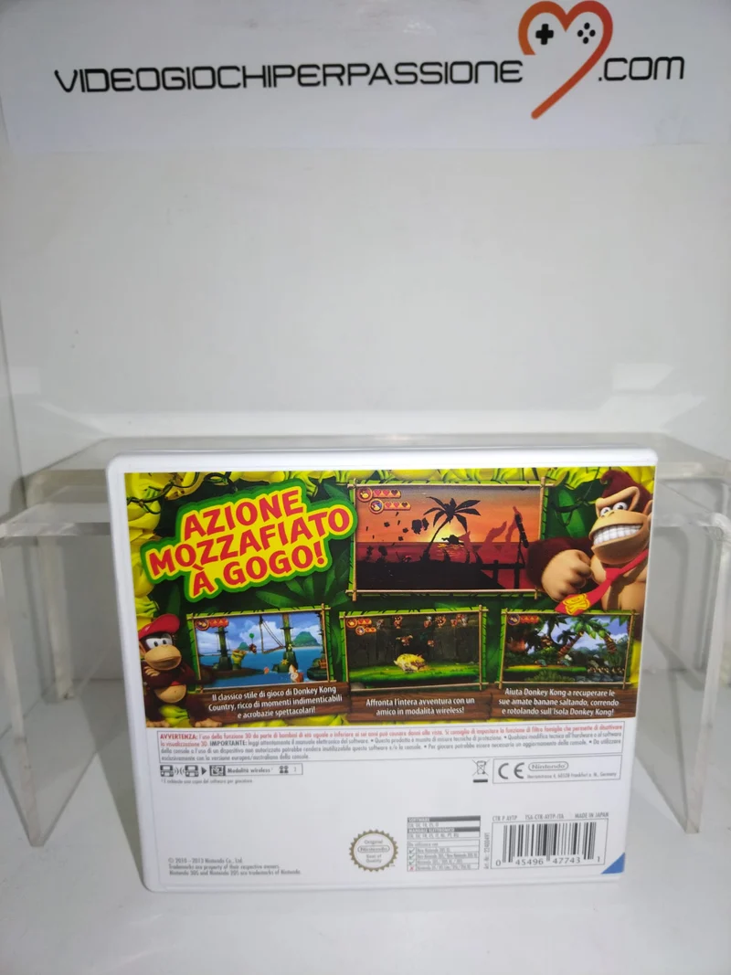 DONKEY KONG COUNTRY RETURNS 3DS (usato garantito)(versione italiana)