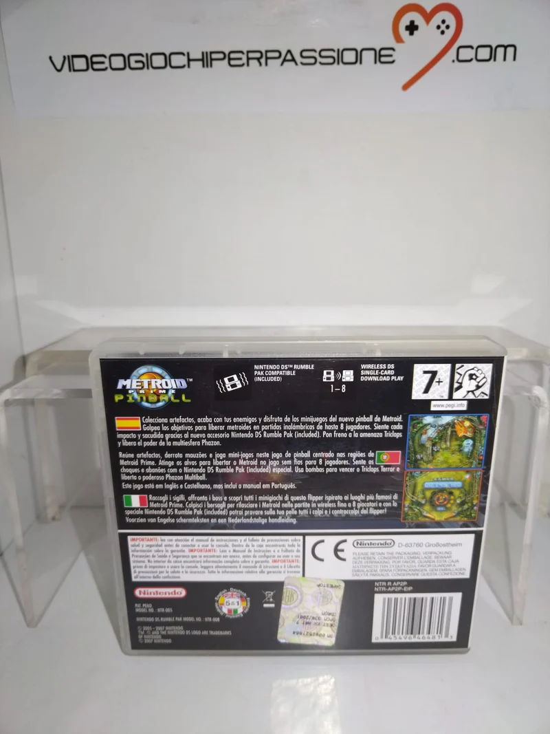 METROID PRIME PINBALL NINTENDO DS (usato garantito)(senza rumble paki)
