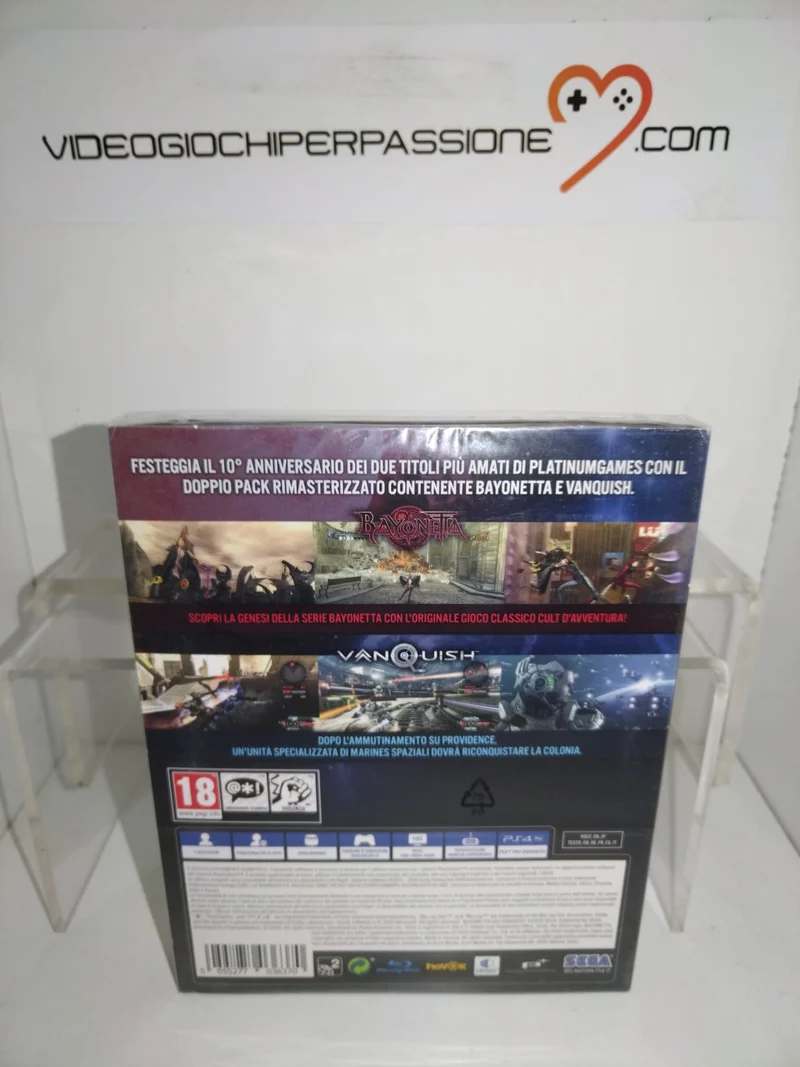 Bayonetta & Vanquish 10th Anniversary Bundle Playstation 4 - STEELBOOK INCLUSA (versione italiana)