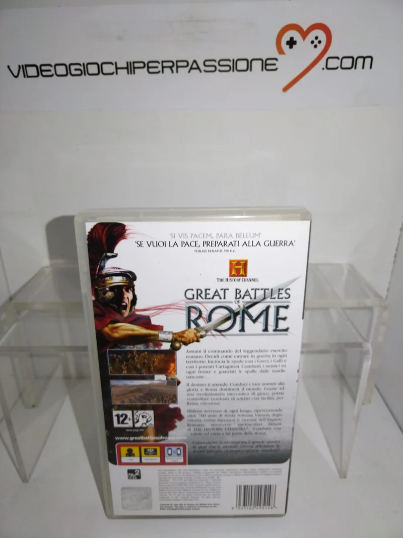 THE HISTORY CHANNEL : GREAT BATTLES OF ROME PSP (usato garantito)