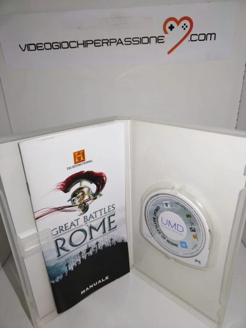 THE HISTORY CHANNEL : GREAT BATTLES OF ROME PSP (usato garantito)