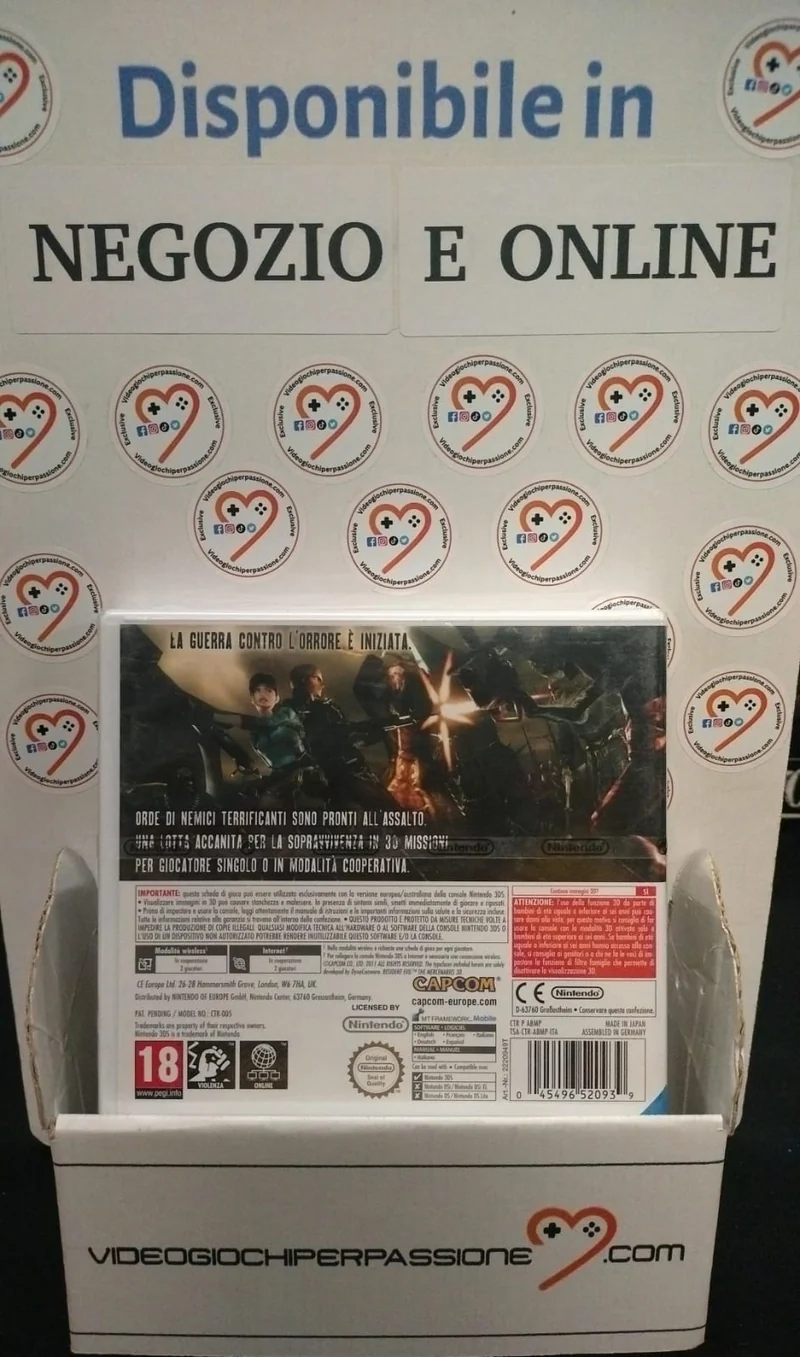 Resident Evil: the Mercenaries 3D Nintendo 3DS Edizione Italiana