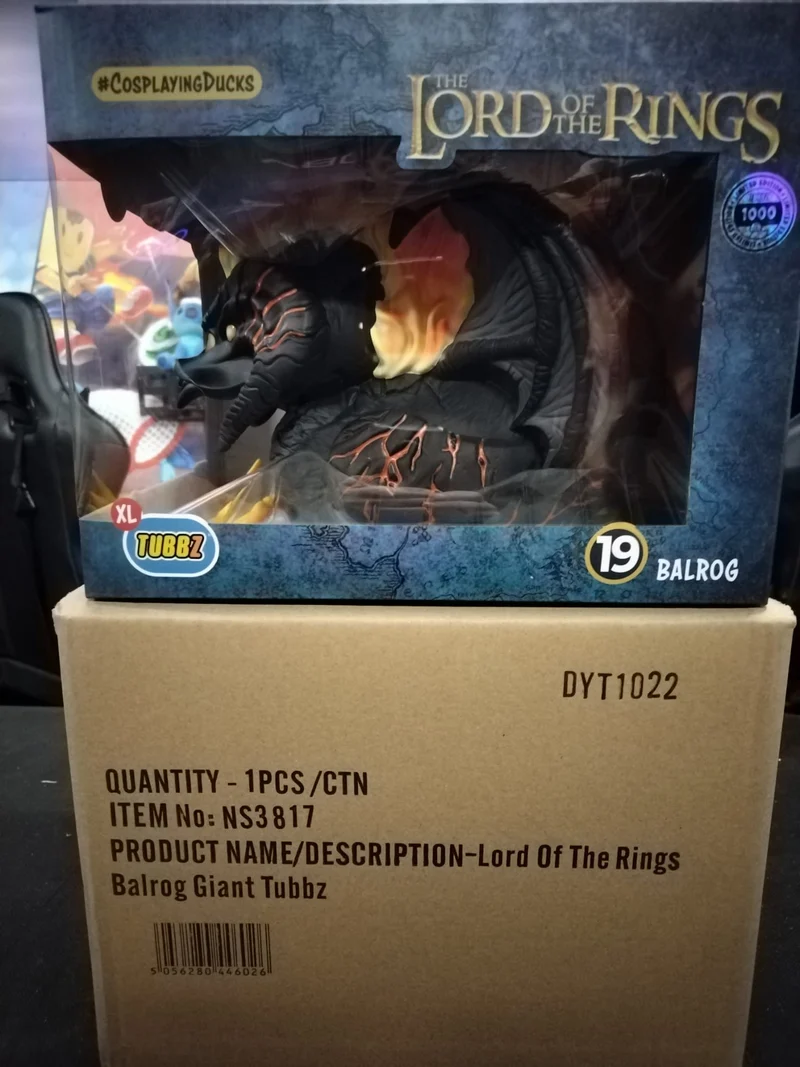 Lord of the Rings Balrog Giant TUBBZ Cosplaying Duck Collectible Edizione Limitata 2000 Pezzi