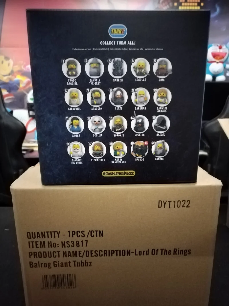 Lord of the Rings Balrog Giant TUBBZ Cosplaying Duck Collectible Edizione Limitata 2000 Pezzi