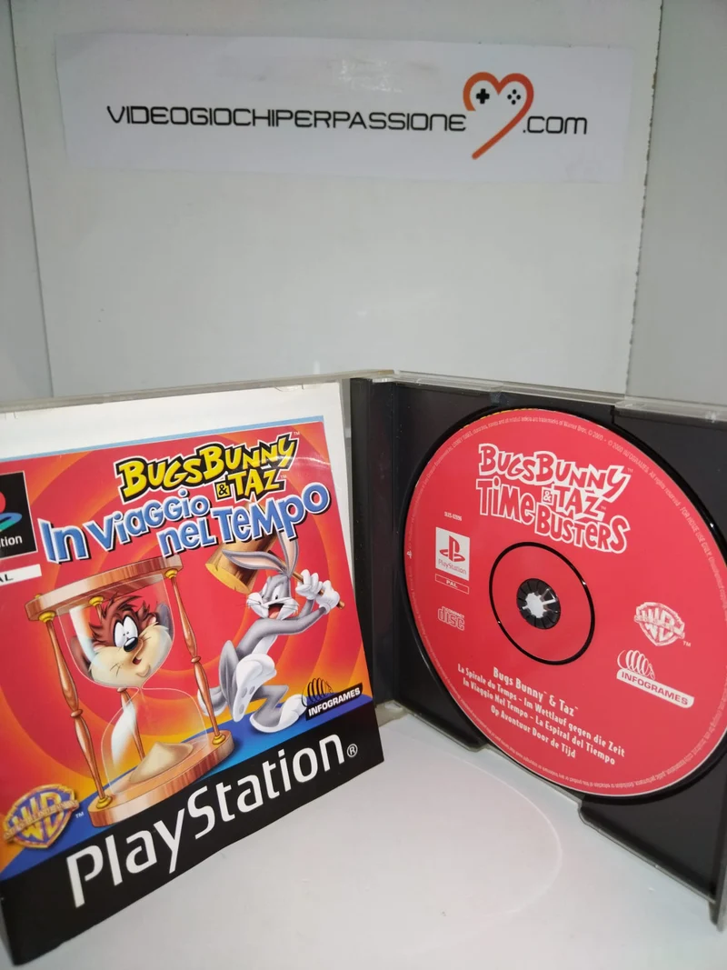 BUGS BUNNY E TAZ IN VIAGGIO NEL TEMPO PS1 (usato garantito)