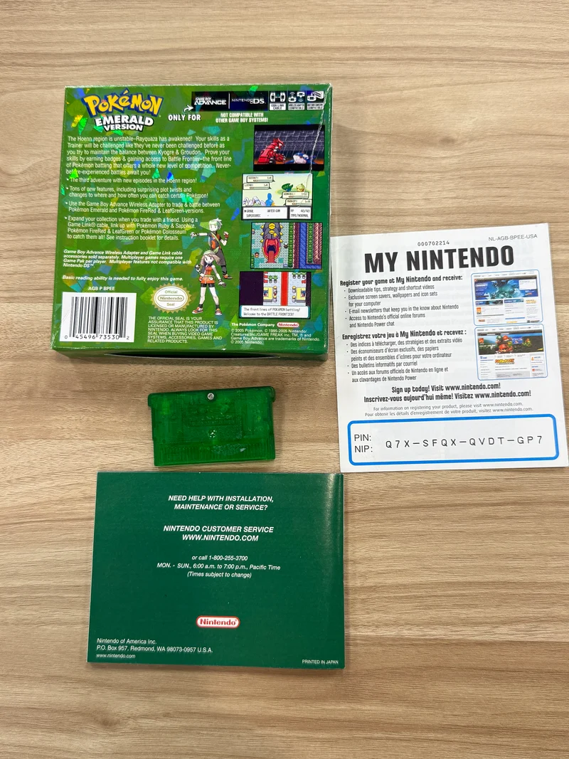Pokemon Emerald: Complete - Nintendo Game Boy Advance