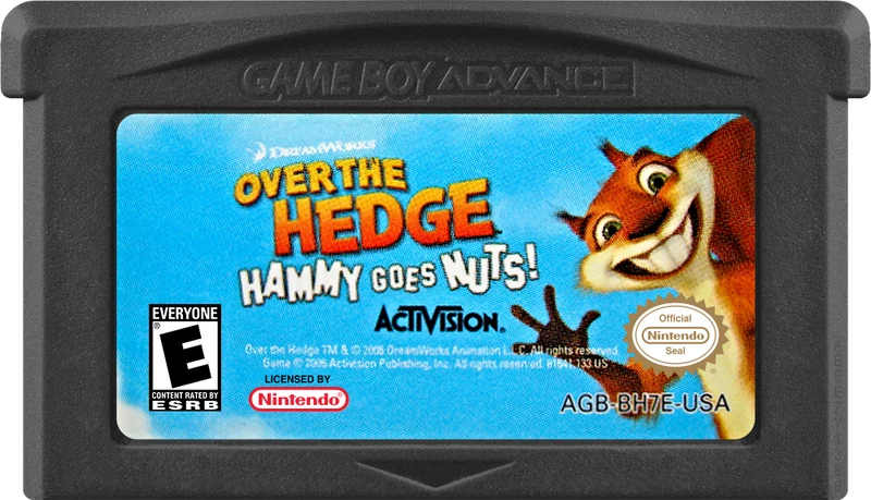 Over the Hedge Hammy Goes Nuts - (Game Only) (GameBoy Advance)