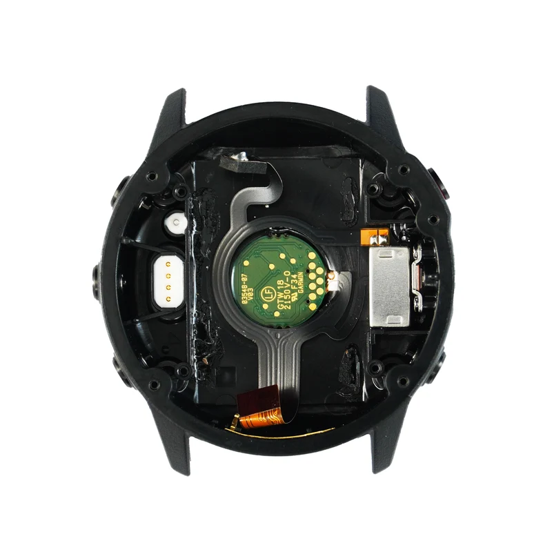 Garmin Fenix 6X Pro Back Cover Main Housing Shell (Black - Red) - Parts