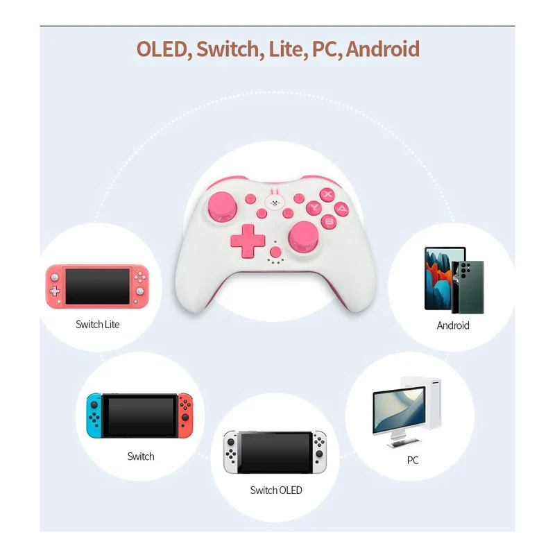 Gammac LINE Friends Nintendo Switch Wireless Game Controller