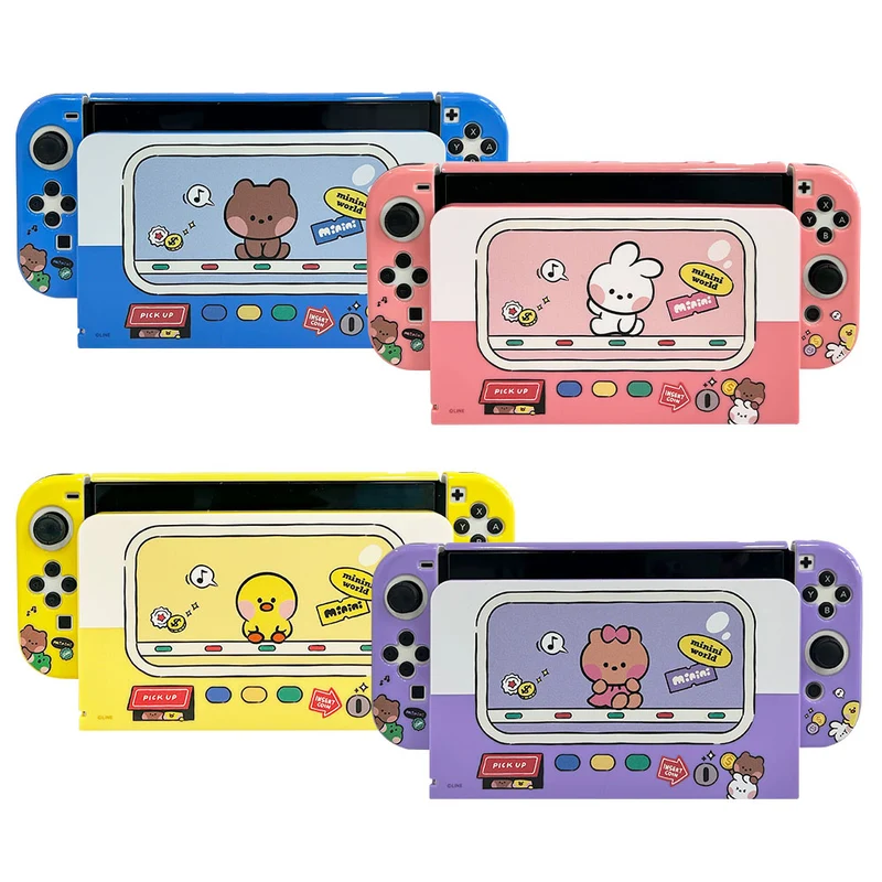 Gammac LINE Friends Nintendo Switch OLED Protective Case and Dockable Case