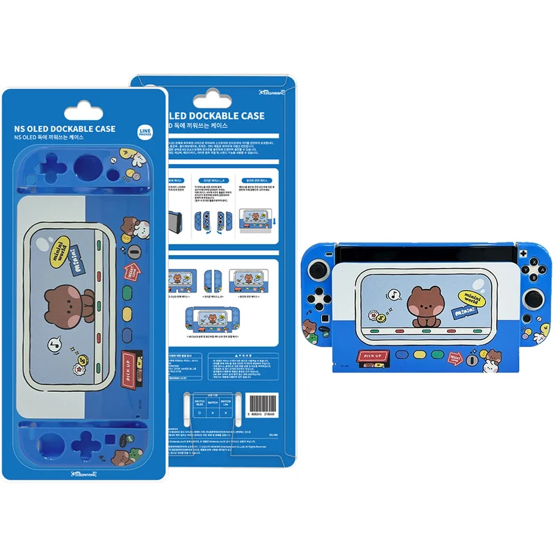 Gammac LINE Friends Nintendo Switch OLED Protective Case and Dockable Case