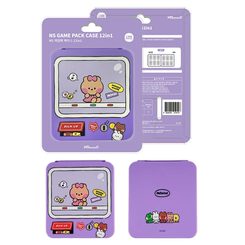 Gammac LINE Friends Nintendo Switch Games Card Case