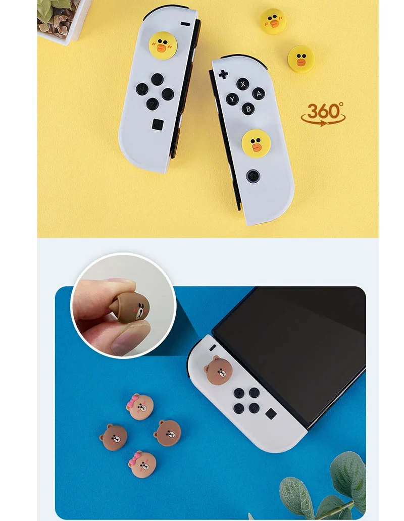 Gammac LINE Friends Nintendo Switch Joy-Con Analog Stick Cover