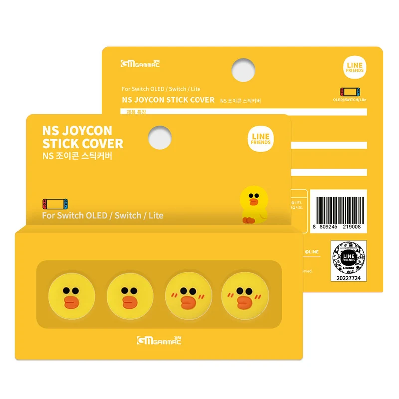 Gammac LINE Friends Nintendo Switch Joy-Con Analog Stick Cover