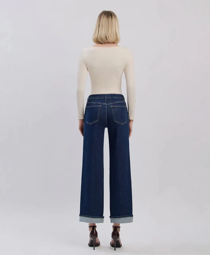 Vervet High Rise Wide Cuff Jeans