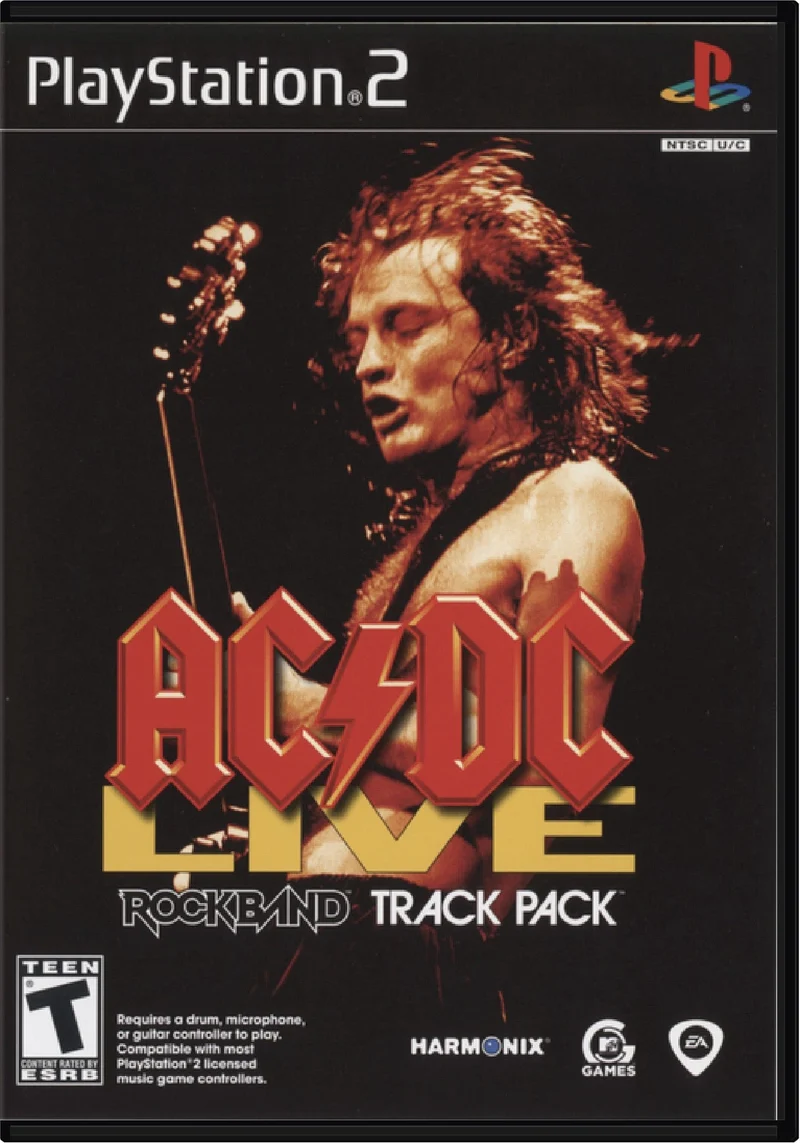 AC/DC Live Rock Band Track Pack - Sony PlayStation 2 (PS2)