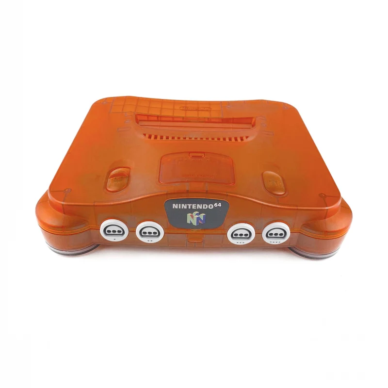 Nintendo N64 Funtastic Fire Orange Console Bundle (NUS-001)
