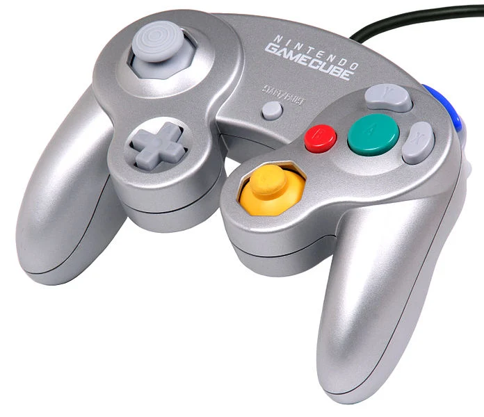 Nintendo GameCube Platinum Silver Controller (DOL-003)