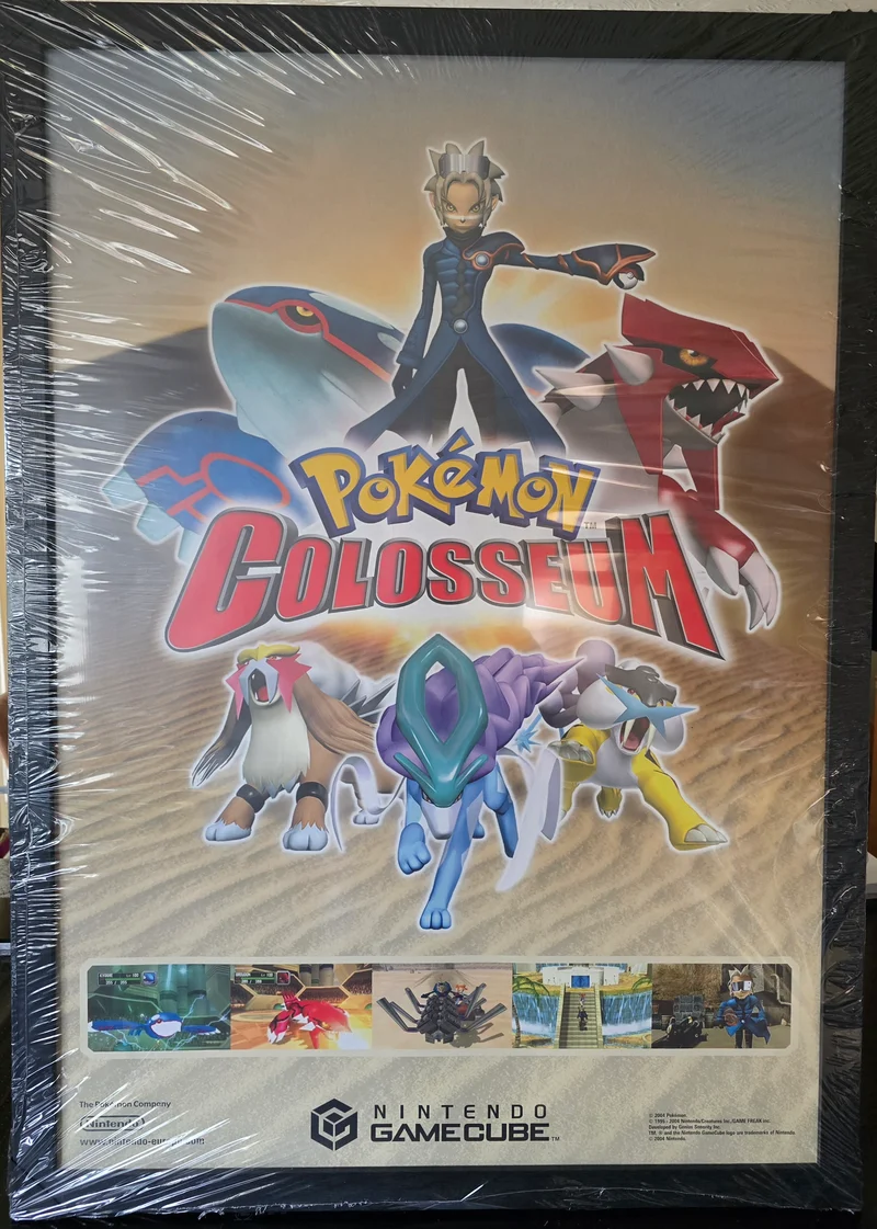 Pokémon Colosseum Promotional Display Material – Rare Gaming Collectible