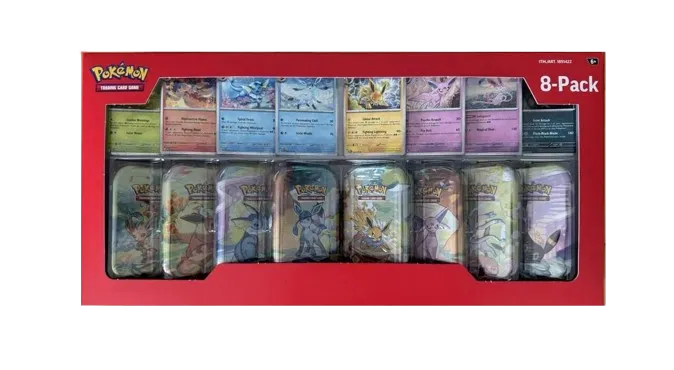 Pokemon - Prismatic Evolutions 8-Pack Mini Tins