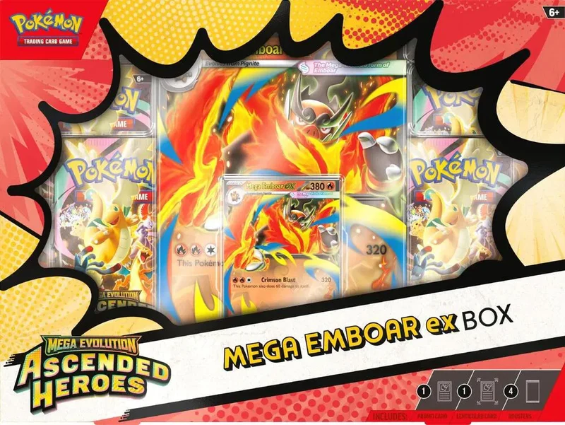 Pokemon - Mega Evolution Ascended Heroes Collection [Set of 2 Costco]