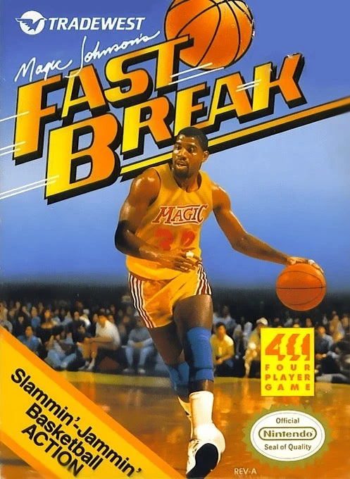 Magic Johnson's Fast Break - Nintendo NES