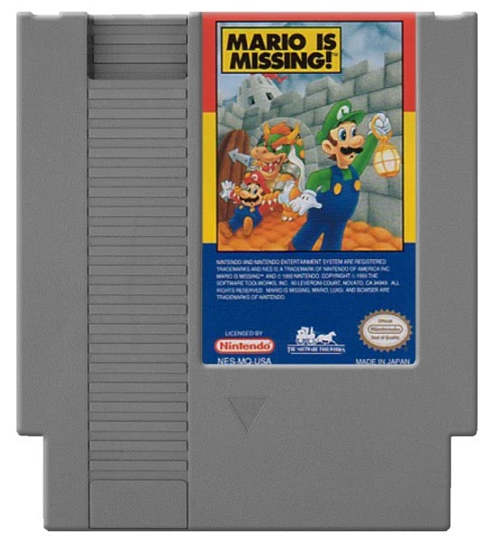 Mario Is Missing - Nintendo NES
