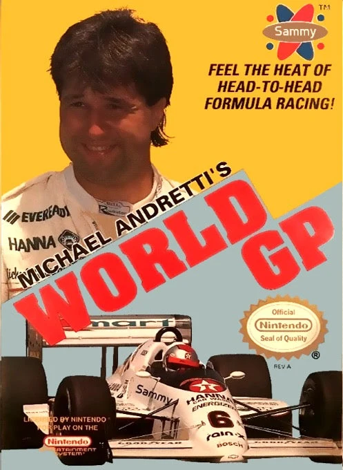 Michael Andretti's World GP - Nintendo NES