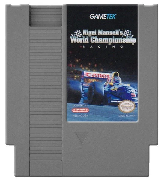 Nigel Mansell's World Championship Racing - Nintendo NES