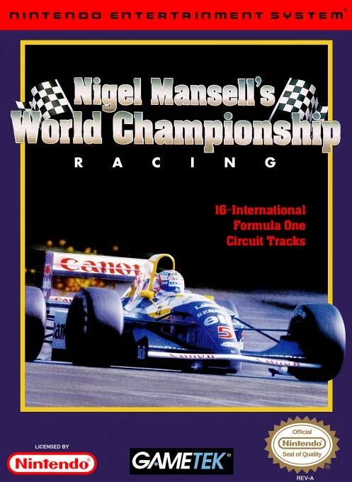 Nigel Mansell's World Championship Racing - Nintendo NES