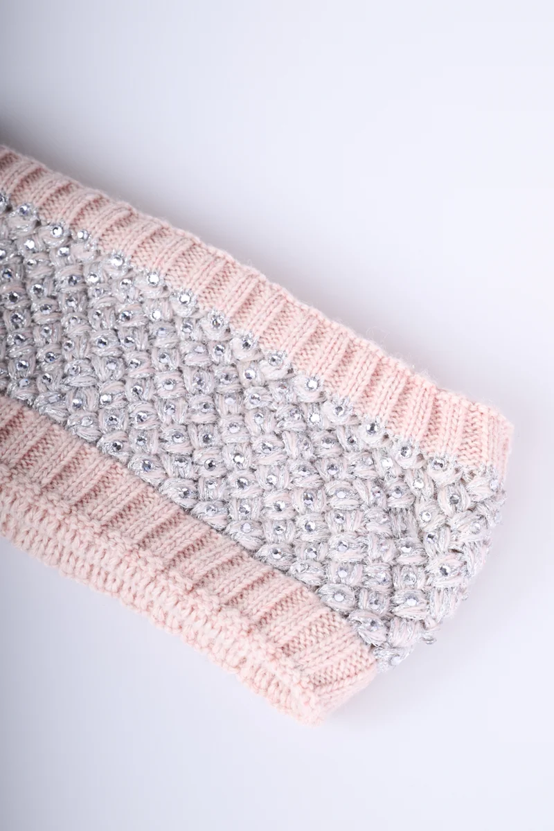 Fascia per capelli con strass