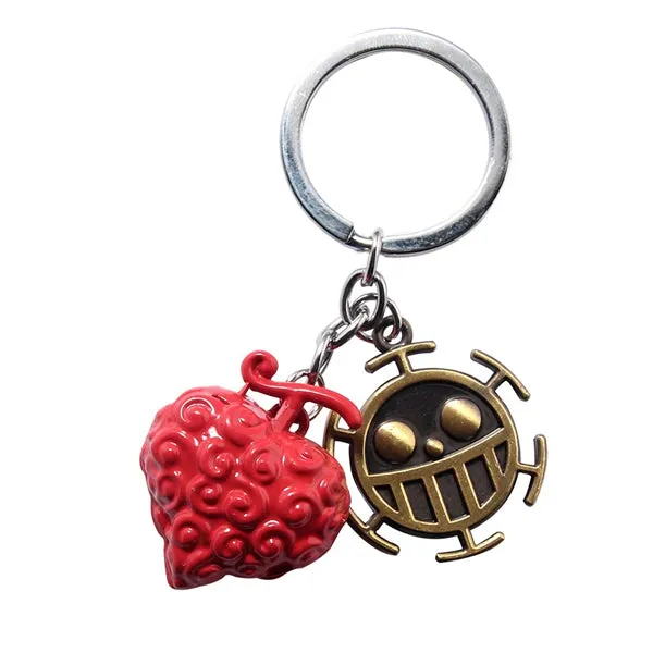 Portachiavi di Metallo One Piece Frutto del Diavolo Trafalgar Law