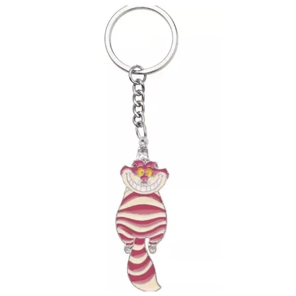 Portachiavi Alice In Wonderland Stregatto Rosa