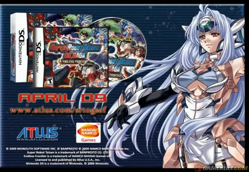 Super Robot Taisen OG Saga Endless Frontier - Nintendo DS