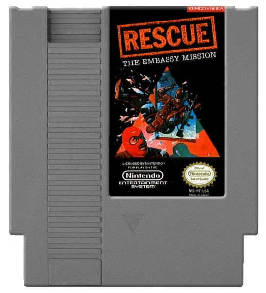 Rescue the Embassy Mission - Nintendo NES