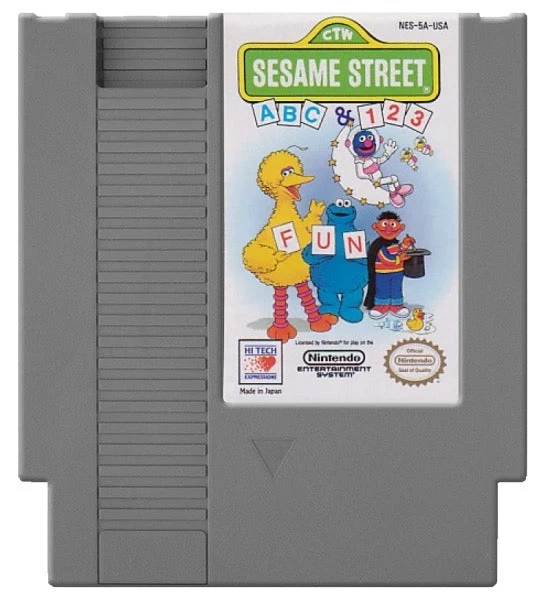 Sesame Street ABC and 123 - Nintendo NES