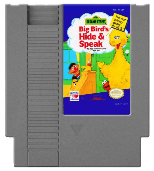 Sesame Street Big Bird's Hide and Speak - Nintendo NES