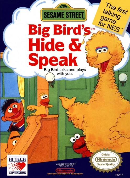 Sesame Street Big Bird's Hide and Speak - Nintendo NES
