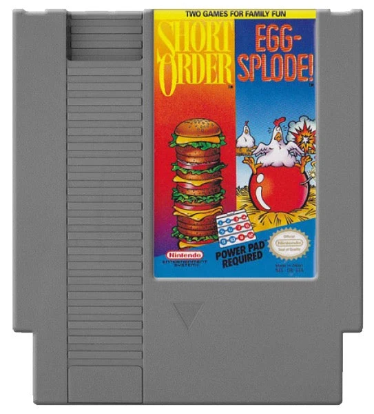 Short Order/Eggsplode - Nintendo NES