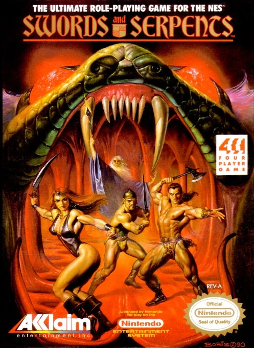 Swords and Serpents - Nintendo NES