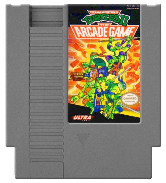 Teenage Mutant Ninja Turtles II The Arcade Game - Nintendo NES