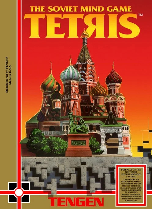 Tetris The Soviet Mind Tengen - Nintendo NES