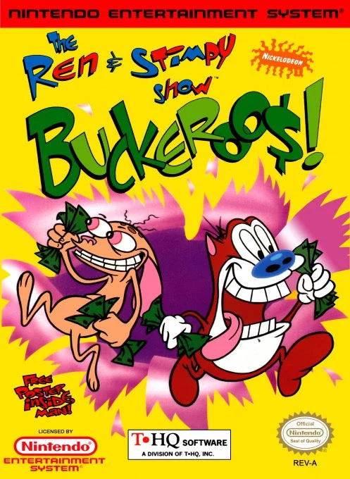 The Ren and Stimpy Show Buckeroos - Nintendo NES
