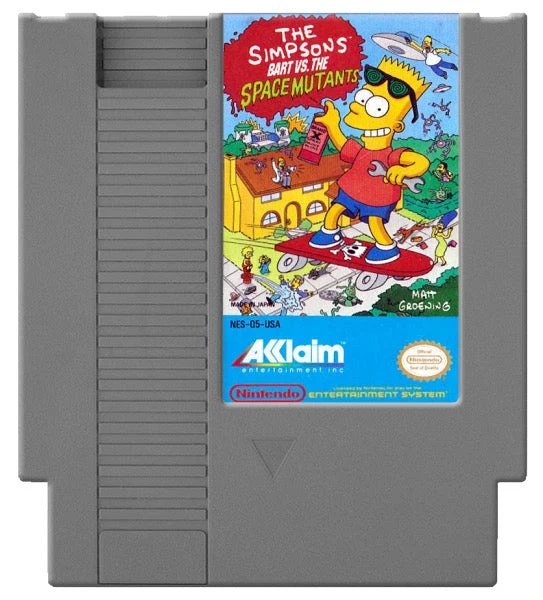 The Simpsons Bart vs the Space Mutants - Nintendo NES