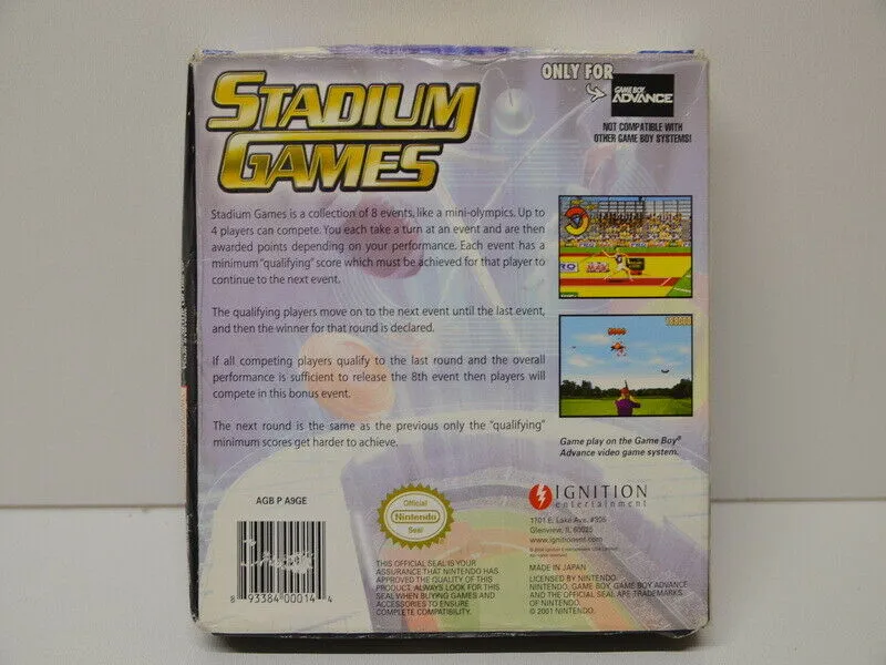 STADIUM GAMES NINTENDO GBA (versione americana)