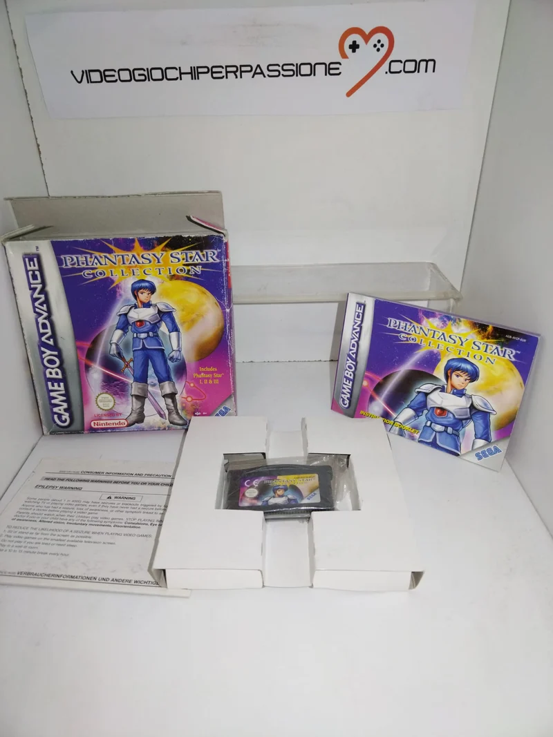 PHANTASY STAR COLLECTION NINTENDO GBA (versione europea)