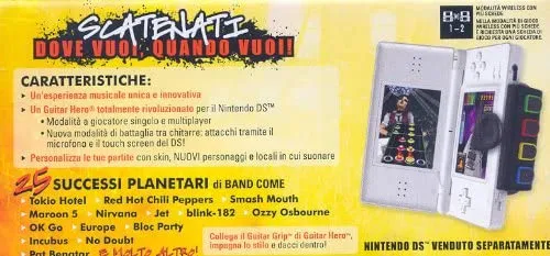 GUITAR HERO ON TOUR NINTENDO DS (completamente in italiano)